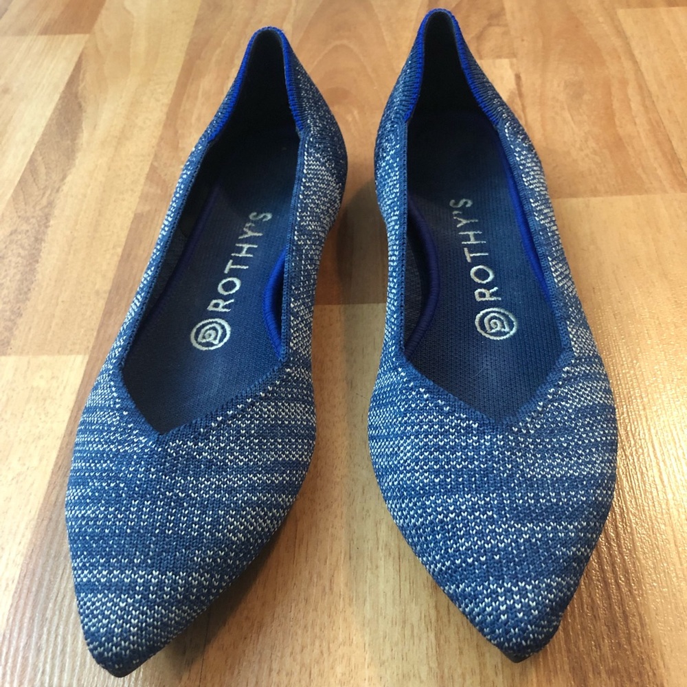 Rothy’s indigo heather points